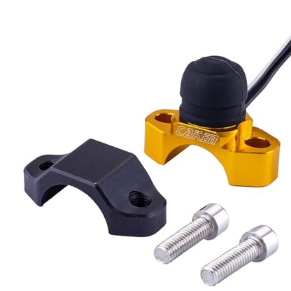 Motorcycle ATV Water Proof Engine Start Stop Kill Switch Button - color: Gold