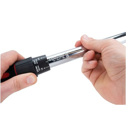 Performance Tool M199 1/2-Inch Drive Click Torque Wrench With Patented Torque Adjusting Locking Collar (25 to 250 ft/lb) - style: 1/2" Dr. Click Style (25-250 ft/lbs)