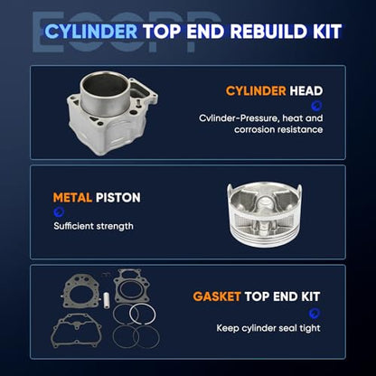 ECCPP 418CC Cylinder Piston Gasket 2009-2014 for Honda TRX420FA Rancher AT - size: 12100-HP7-A00
