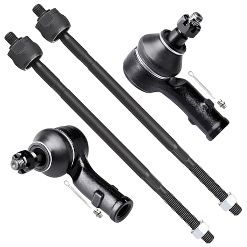 SCITOO 4pcs Suspension Kit For 2000-2006 For Ford Focus - With Suspension Parts Inner Outer Tie Rod End