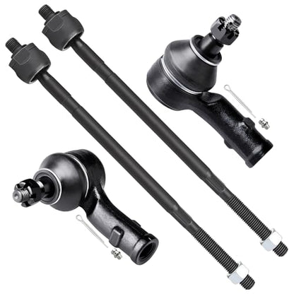 SCITOO 4pcs Suspension Kit For 2000-2006 For Ford Focus - With Suspension Parts Inner Outer Tie Rod End