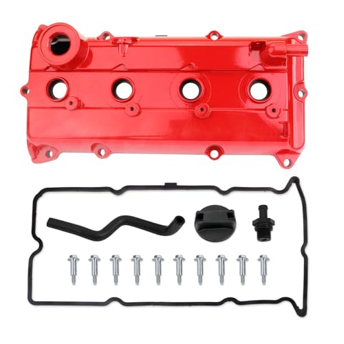 MITZONE Aluminum Valve Cover Compatible with NISSAN Altima Sentra SE-R SE-R SpecV 2.5L L4 - Gas 2002-2006 - color: 004-003ALU