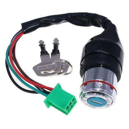 Ignition Key Switch Lock Assembly Fit for 6 Pins 6-Wires ATV Ignition 125