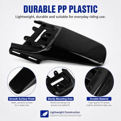 PSLER Motorcycle Rear Mudguard Fit for CRF50 XR50 110 125CC Dirt Pit Bikes