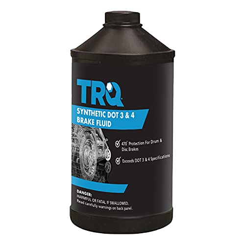 TRQ Front Ceramic Brake Pad & Rear Shoe Kit w/Chemicals - color: Ceramic, size: BFA12798
