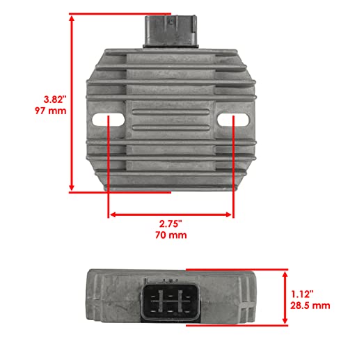 Caltric Stator and Regulator Rectifier with Gasket Compatible With Yamaha V Star 1100 Xvs1100 Midnight Custom