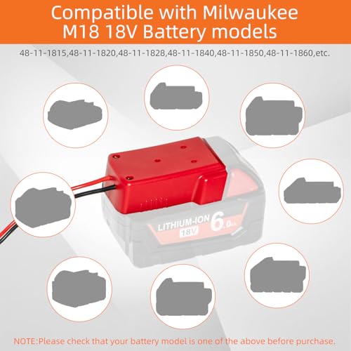 100W Electric Oil Change Extractor Pump, 1-4L/min Oil Transfer Pump for Engine/Transmission Oil Change, Compatible with Milwaukee M18 Battery(Oil Pump-A+Red Adapter) - color: Oil Pump-A+Red Adapter