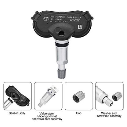 BDFHYK TPMS Sensor 315Mhz Programmed Tire Pressure Sensor Compatible with Toyota 2008-2017 Sequoia, 2007-2020 Sienna, 2007-2017 Tundra - style: 426070C070