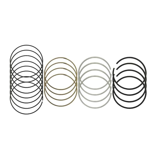 4Pcs STD Engine Piston & Ring Kit, 23041-2E800 23040-2E601 Replacement Piston & Piston Rings Compatible with Hyundai Kona Veloster Elantra/with Kia 2.0L 2017-2019