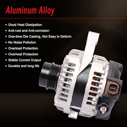 Alternator compatible with:2010 Camry 2.5L L4 2011 Camry 2.5L L4 - size: 2010-2011 Camry