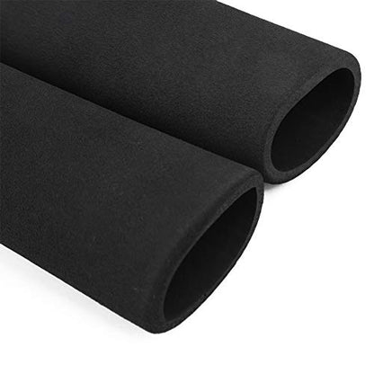 Motorcycle Handle Cover, 2pcs Motorcycle Non-Slip Anti Vibration Soft Foam Handlebar Grip Cover, Black