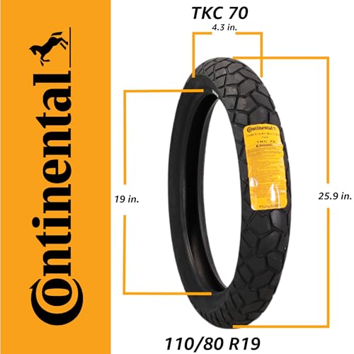 Continental TKC 70 Front & Rear Tire Set 110/80-19 & 160/60-17 Tour - size: 110/80 R19, 160/60 ZR17