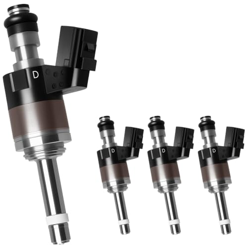 Set of 4 Upgraded Fuel Injectors Fit for Honda: Accord 2018-2021, CR-V 2017-2021, Civic Si 2017-2020, L4 1.5L Trubo, OEM # 160105PA305, 061605PA305, 1601059B315