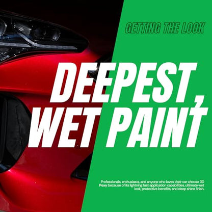 3D POXY Montan Wax Sealant – Long Lasting Hybrid Car Wax for High Gloss Finish & Paint Protection | Non-Staining Formula | Easy to Apply | Made in USA | 32 oz - size: 32 Ounce (Pack of 1)