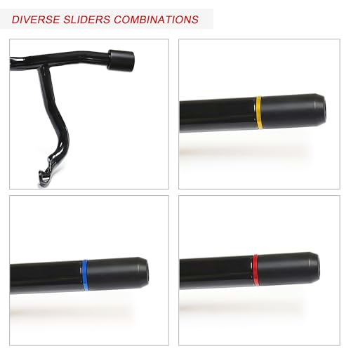 MZS Motorcycle Engine Guard Flat Out Crash Bar for HD Touring 2014-2026 - size: Touring 2014-2026