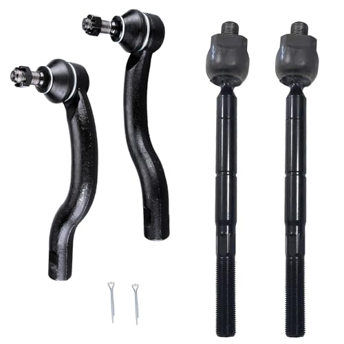 4PC Front Outer and Inner Tie Rod Ends FITS for Toyota RAV4 2006-2018 - size: 4p for RAV4 06-18
