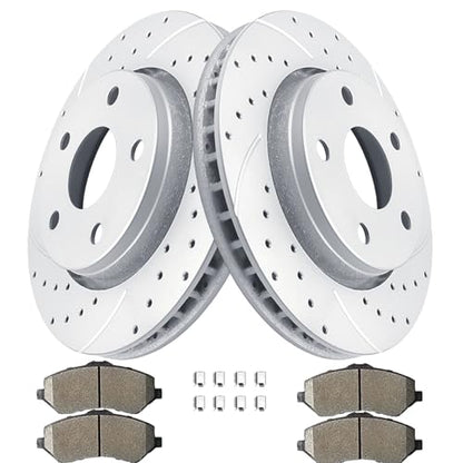 Acinoparts Front Brake Kit for 2007 2008 2009 2010 2011 2012 2013 2014 2015 - size: ABK53040