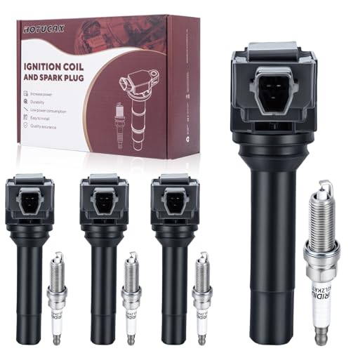 UF747 Ignition Coils & Spark Plugs Tune Up Kit, 4 Pack - size: UF747 & Spark Plugs