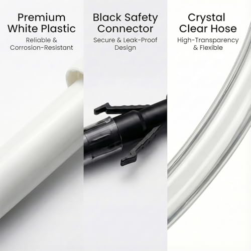 30cc Car Fluid Transfer Pump, Hand Pumps for Gallon Bottles & Wide Mouth Quart Bottles, Automotive Transmission Fluid Pump Transfers Gear Oil, Antifreeze and Differential Fluids (White)