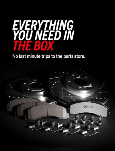 PowerStop Z36 Truck & Tow Brake Pad & Rotor Kit Front & Rear K2813-36