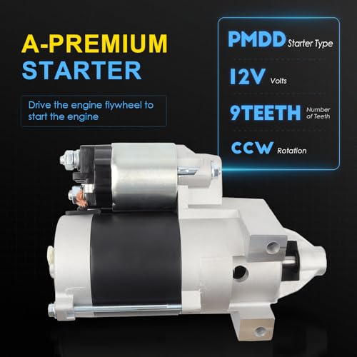 17628 New Starter Replacement 2409801 2409803 1209803 1209817 17628N 12.5 13 15 16 17 18 19 20 21 22 23 24 25 26 HP Cub Cadet 18 20 21 22 31 32 36 Serie JD F6 M6 LX Scotts GT Toro - color: 17628
