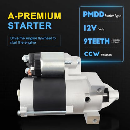 17628 New Starter Replacement 2409801 2409803 1209803 1209817 17628N 12.5 13 15 16 17 18 19 20 21 22 23 24 25 26 HP Cub Cadet 18 20 21 22 31 32 36 Serie JD F6 M6 LX Scotts GT Toro - color: 17628