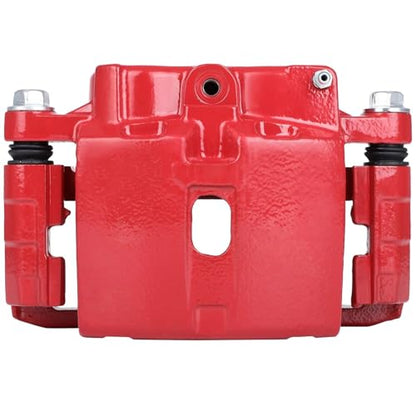 SCITOO Front Right/Rear Left Disc Brake Caliper With Bracket 18-B4728 Red - size: Front Passenger[18-B4728]