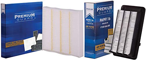PG Kit Engine Air and Cabin Filter AC1166080 | Fits 2021-17 Honda CR-V, 2019-16 Civic - size: Cabin & Air Filter Kit