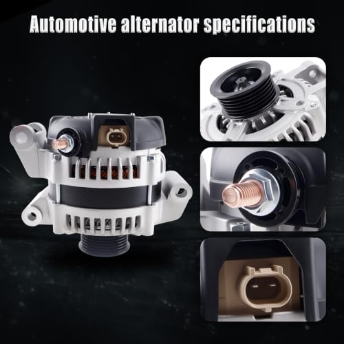 Alternator for 01-05 Sebring 2.4/2.7L, 01-05 Stratus 2.4L 13868N - size: 2001-2006 Sebring V6 2.7L DOHC
