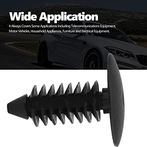 Fastener Rivet Clips, Car Push Retainer Clips, 100Pcs Universal Nylon Car Door Trim Bumper Screws Fastener Plastic Clips