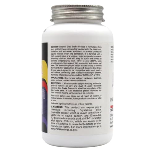 Dynatex Ceramic Disc Brake Grease 8 oz Tub (1 Pack)