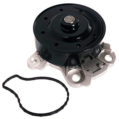 AUQDD AW6351 Professional Water Pump Kit With Gasket Fit For (Engine 1.8L 1798cc 110Cid,ENG. DESG:2ZR-FE) 2008-2014 Scion xD [09-19 Toyota Corolla 09-14 Matrix ] 09-10 Pontiac Vibe - size: AW6351