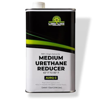 LiME LiNE Urethane Medium Reducer for Thinning Automotive basecoats, Primers and Clearcoats - 1 Quart - color: D- Medium Reducer Quart