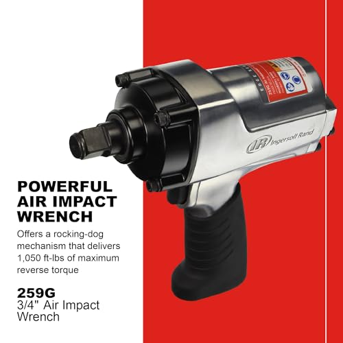 Ingersoll Rand 259G 3/4" Drive Air Impact Wrench - style: 259G Edge Series 3/4" Black Silver Drive Air Impact Wrench