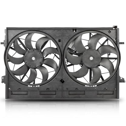 SCITOO 625290 Dual Cooling Fan Assembly for Nissan for Rogue 2021-2023 2.5L - size: 214816RA0A