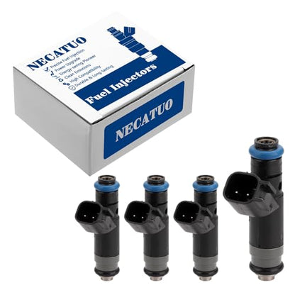Set of 4 Fuel Injectors FJ483 Compatible with Chrysler Dodge 2.4L - color: Set of 4, size: FJ483