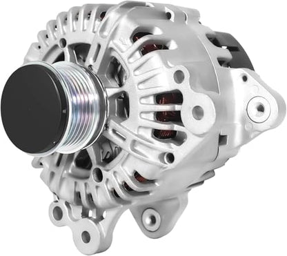 11134N Alternator Replacement for Jetta 2006-2014 2.0L/2011-2015 2.0L/2005-2006 1.9L, Passat 2006-2008 2.0L, GTI 2006-2008, Golf 2010-2014 2.0L, 12V 140Amp 6-Groove Pulley - size: 11134N