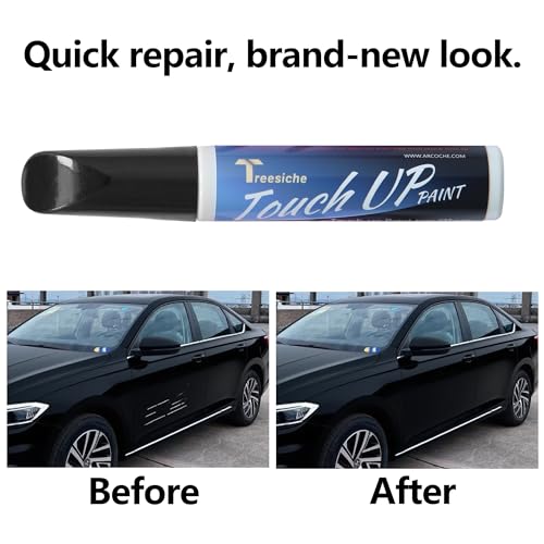 PXJ KXJ Diamond Black Crystal Touch Up Paint for JEEP Match, Car Paint Scratch Repair kit, 2 in 1 Scratch Remover Pen with Color-Matched Rapid Drying of Paint Coating - color: Fit for JEEP Diamond Black crystal (PXJ KXJ)