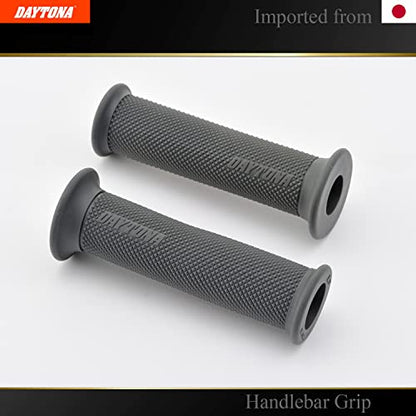DAYTONA Universal 7/8" Motorcycle Handlebar Grips for Premium Comfort Rides (Standard) (Gray) - color: Gray