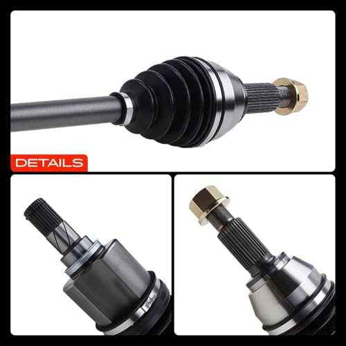 A-Premium Set of 2 Front CV Axle Shaft Assembly - style: Front Driver and Passenger Side