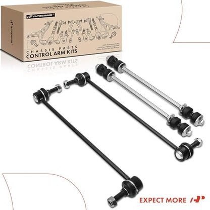 A-Premium Front & Rear Sway Bar Link Stabilizer Bar End Link Kit