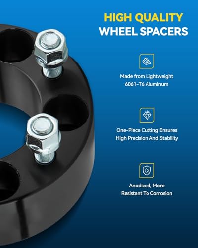 PHILTOP 4x110 to 4x137 ATV Wheel Adapters, Lug-Centric Wheel Adapter 1 inch - color: Black, size: 4x110mm to 4x137mm-77.8mm-M10x1.25-4pcs