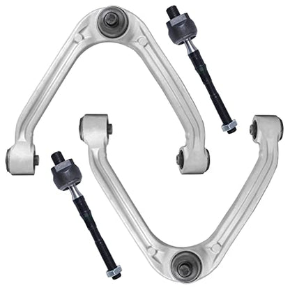 Detroit Axle - Front Upper Aluminum Control Arms w/Ball Joints Inner Tie - size: 4CS48078/4PC