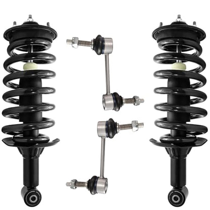 Detroit Axle - Rear Struts Sway Bar Links Kit for 2005-2009 Land Rover LR3 - size: 4QS501528/Sway Kit