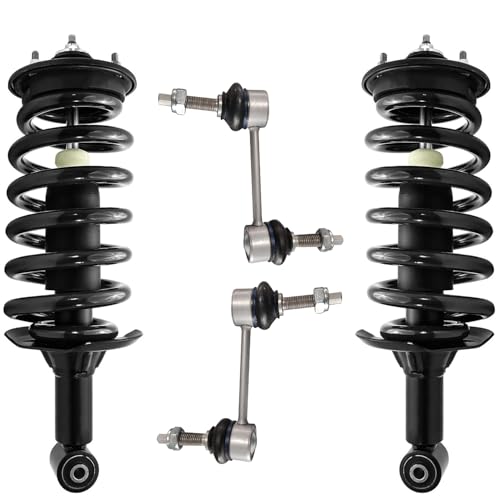 Detroit Axle - Rear Struts Sway Bar Links Kit for 2005-2009 Land Rover LR3 - size: 4QS501528/Sway Kit