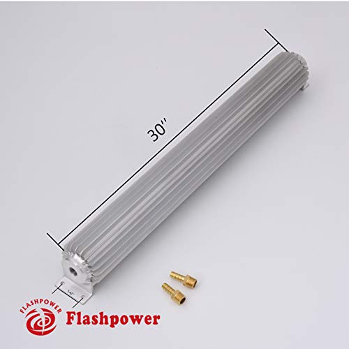 30'' Aluminum Finned Transmission Oil Coolers Single Pass - color: Single Pass, size: 30''