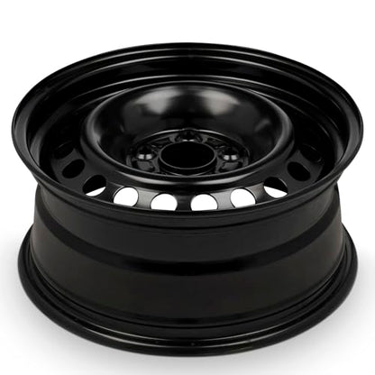 18x8 in Steel Wheel Rim 5 Lug 120mm 46mm Offset 67.1mm CB| Powder-Coated Black finish Fits 2011-2017 Chevy Caprice | New OEM Replacement | 92246104