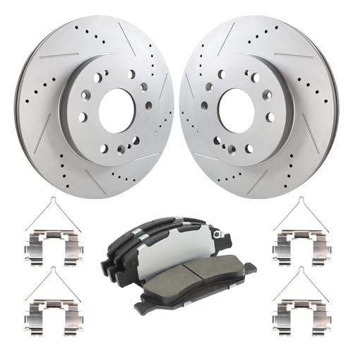 Brake Kit Replacement for Front Disc Rotors Brake Pads for Chevy Silverado Suburban 1500 GMC Yukon Sierra Cadillac Escalade ESV EXT XTS - color: D1363-55097R
