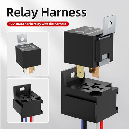 RVBOATPAT 4 in 1 Toggle Switch Panel DC 12V 30A Ignition Switch Panel Toggle Race Car Switch Panel Racing Push Start Ignition Kit for Automotive Truck - color: 4 in 1 Ignition Switch Panel