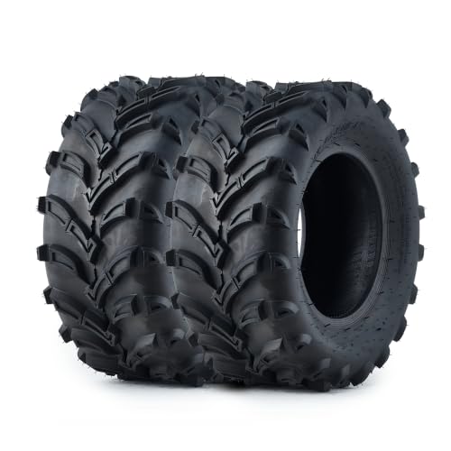 Garvee ATV Tires/UTV Tires, 25x10x12 ATV Tire(250/65-12) TL, 6PR Four Wheeler Tires Set 2,Trail Mud Sand Off-Road Sport Tires,Tubeless - size: 25X10.00-12